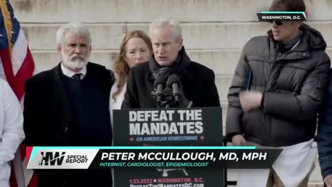 Dr. Peter McCullough Full Speech - Defeat The Mandates DC