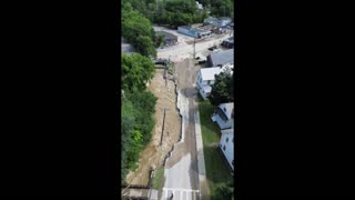 Drone captures 'devastating' flood damage in southwest Vermont