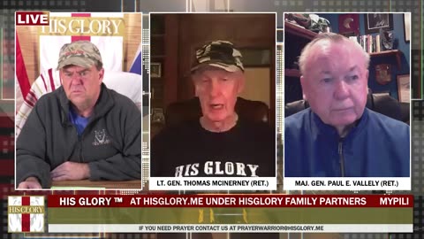 America's Generals, Paul E. Vallely & Thomas McInerney join His Glory on Take Five: Brighteon