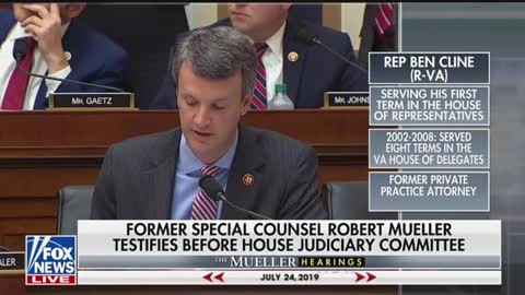 Hearing: Cline questions Robert Mueller