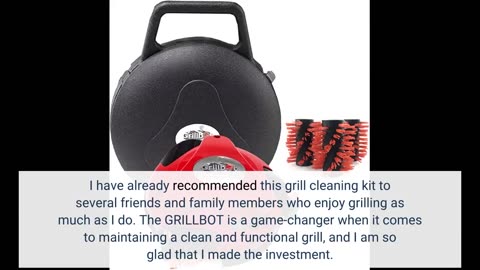 Buyer Reviews: GRILLBOT Automatic Grill Brush for Outdoor Grills - BBQ Brush for Grill Cleaning...