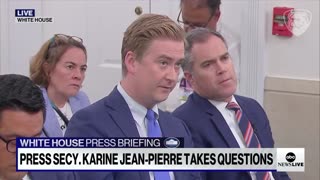 NBC Reporter Visibly Stunned By Powerful Question From Peter Doocy To KJP