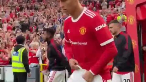 Cristiano Ronaldo debut old trafford