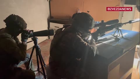 Snipers of Russian paratroopers neutralised AFU soldiers.