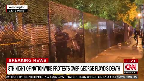 Tensions rise in Washington, DC as protesters clash with the DC National Guard