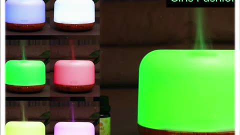 Enhance Your Space with the Colorful Flame Air Aroma Diffuser Humidifier! 🌈✨