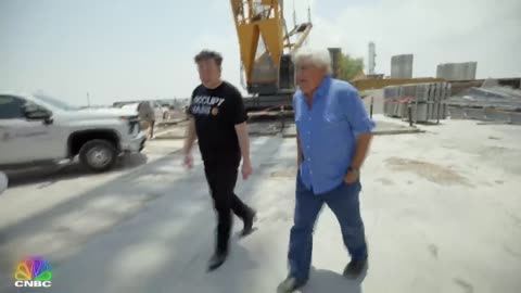 Elon Musk Shows SpaceX to Jay Leno