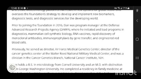 2011, DARPA began investing in nucleic acid vaccines - DARPA - W.E.F. - BILL & MALINDA GATES FOUNDATION