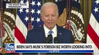 Gutfeld on Biden's threat to investigate Elon Musk: Is he out of his mind?