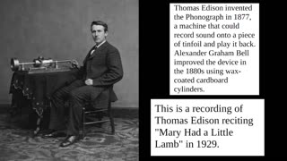 Thomas Edison's Phonograph