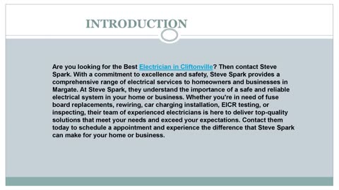 Looking for the best Electrician in Cliftonville