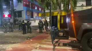 Hinchas protagonizaron disturbios en las afueras del estadio Alfonso López