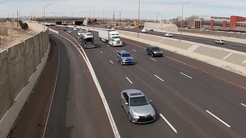 The People's Convoy Truckers for Freedom USA New Mexico - Pray!