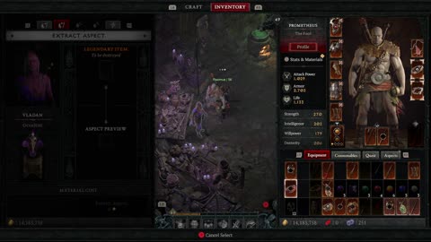 Diablo 4 - Barbarian - Relaxing ASMR dungeon running