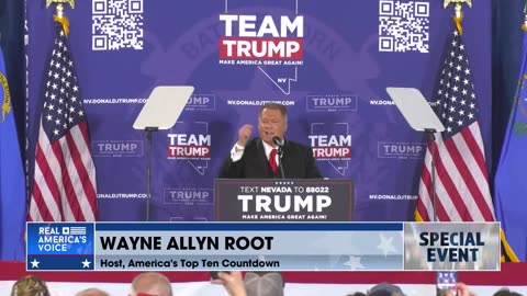 Wayne Allyn Root opening speech for President Trump in Vegas brings down the house!