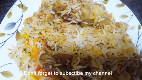 How to cook simple and easy chicken biryani with rukiz kitchen