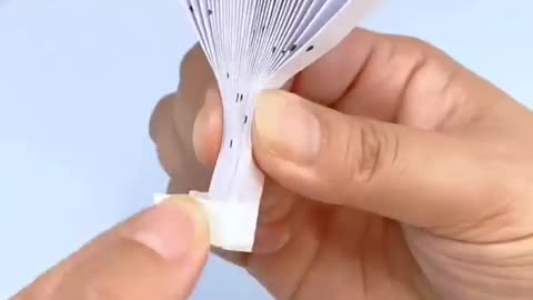 let's make a comfortable stretchable fruit fan with paper- DIY craft