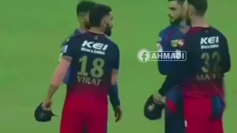 Kohli fights with Naveen