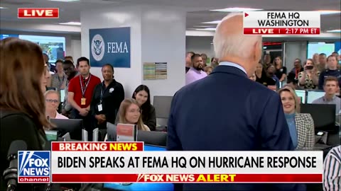 Joe Biden gets lost during press conference at FEMA headquarters: “Where am I going now?”