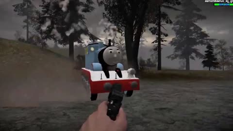 CHOO-CHOO CHARLES and TRAIN EATER hunts SCARY THOMAS - Coffin Dance Song