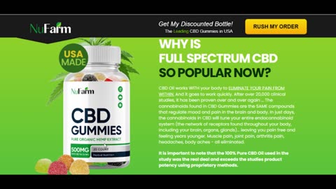 Nufarm CBD Gummies - Ingredients, Price, Scam Or Legit & Must Read Before Buy?