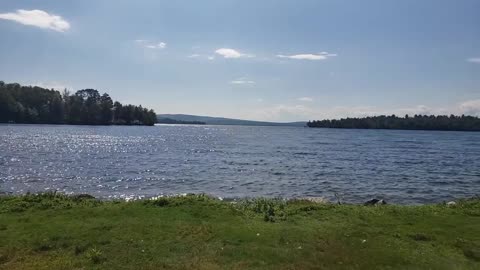 A beautiful day at the lake