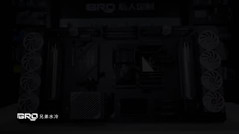 「BRO」4K PC Build Water Cooling Wall Ditched The Chassis.Do You Want This Wall_#pcbuild #watercooling
