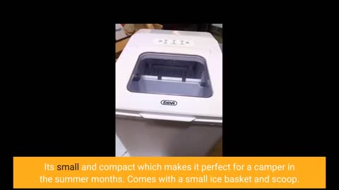 Gevi household ice maker machine | countertop icemaker with self cleaning function