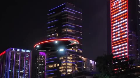 UFO WATCH A man-made electric flying saucer spotted in China’s Shenzhen city