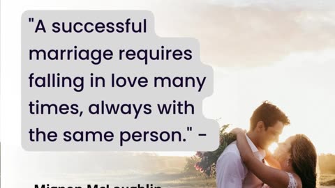 a successful marriage requires....