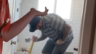 Contractor Destroys Recently Remodeled Bathroom