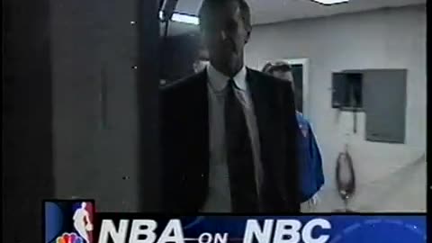 May 1, 1994 - Pat Riley Leaves Court After Knicks Playoff Win Over Nets