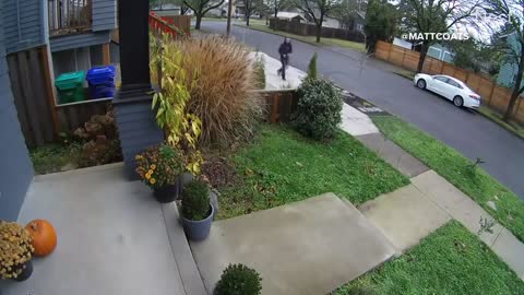 ‘Porch pirates’ caught on camera stealing Christmas gifts
