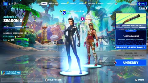 Fortnite Zero builds solo, duos, trios, squads and ranked