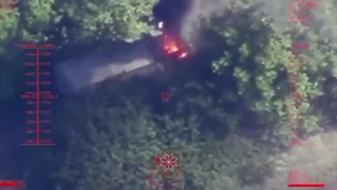 Must-See Drone Strikes on Dozens of Russian Vehicles and More