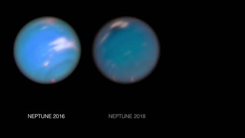 Neptune's Disappearing Clouds Linked to the Solar Cycle (NASA)