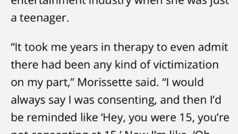 👀Documentary coming from Alanis Morissette about the music industry being run by elite pedophiles