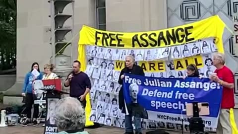 Hands off Assange Rally - 10/8/22 - Mr. Cohen Goes to Washington