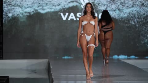 Olivia Jackson In SLOW MOTION 4k - Vasaro Swimwear - Miami Swim Week 'The Shows' 2023