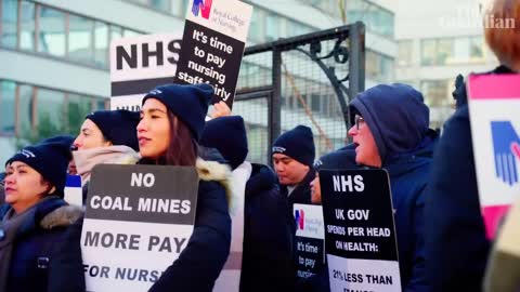 NHS nurses on strike_ 'Morale has hit the floor'