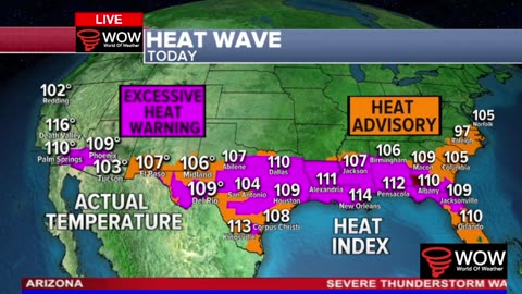 Severe Weather Outbreak Likely, Heat Warnings Issued LIVE | World Of Weather Channel