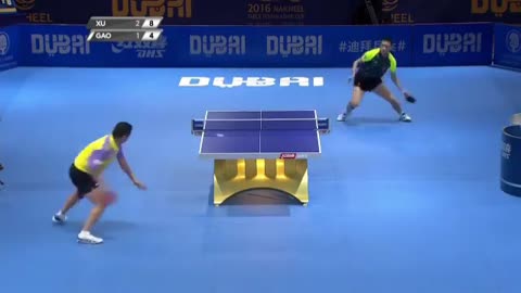 A table tennis showdown