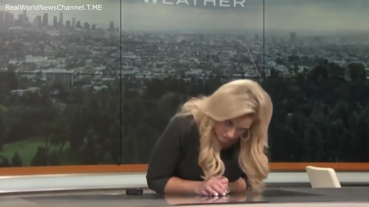 Kcal 9 Weather Reporter Collapses On Air