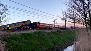 Deadly railway crash near The Hague in Netherlands