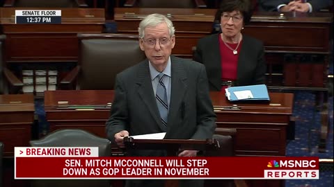 Mitch McConnell announces he will step down as the Senate’s Republican leader in November