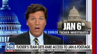 Tucker Carlson Shows New Surveillance Footage Debunking Lies About January 6 Capitol Protest