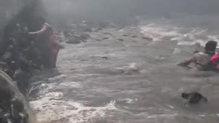 Maui Fires - Terrifying - Sparks Over the Ocean