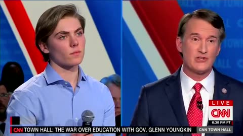 CNN had a 17-year-old trans dude ask Glenn Youngkin about school bathrooms