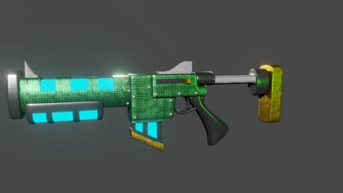 Cartoony Laser Rifle