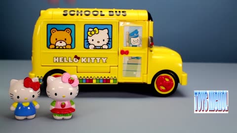 Hello Kitty Yellow School Bus